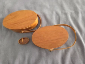 3 cajas cocteleras pequeñas de madera de cerezo hechas a mano (2) firmadas (2) tres dedos (1) mini - Imagen 1 de 11