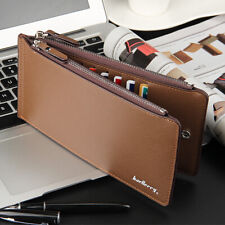 Versatile Men's Leather Wallet Collection: Stylish Long Wallets with Multiple