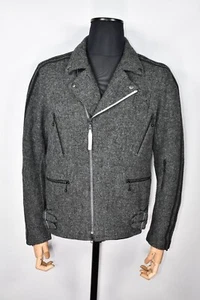 Adidas x KZK Kazuki Kuraishi ObyO Harris Tweed Luker Wool Motorcycle Jacket L - Picture 1 of 11