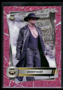 2025 Topps Chrome WWE Undertaker #21 Pink Shimmer Refractor - Picture 1 of 2