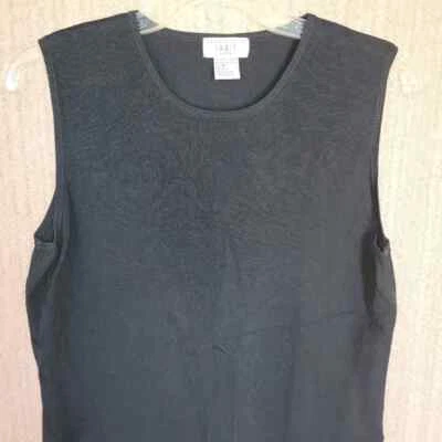 Camiseta sin mangas August de punto de seda Foto 1 de 3