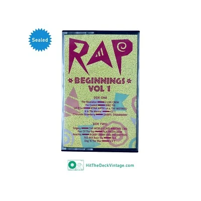 K-Tel Rap Beginnings Vol 1 Cassette Tape Compilation Hip Hop Ice-T SEALED - Image 1 of 3