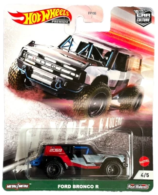 Hot Wheels 'Ford Bronco R 4/5 Hyper Hauler Car Culture 1:64 Modellauto Offroad - Bild 1 von 4