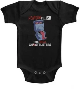 The Real Ghost Busters Fearsome Flush Baby Strampler Einteiler 6 - 24 Monate - Bild 1 von 3