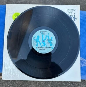 Information Society Running 12" Vinyl Record Single Tommy Boy Records 1986 VG/VG - Foto 1 di 4