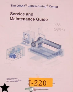 Omax 5555, Jet Machining Center Table Maintenance Manual - Picture 1 of 2