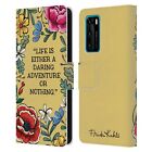 Official Frida Kahlo Art & Quotes Leather Book Wallet Case For Huawei Phones 4