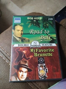 Bob Hope In Road To Bali & My Favorite Brunette. Double Feature. DVD - Imagen 1 de 2