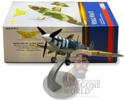 Corgi 31911 1/72 Spitfire Mk.v #302 Vernis Sqn AA853 Stefan Witorzenc - Photo 1/4