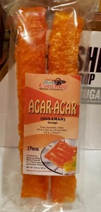 (1er Pack) GULAMAN BAR Agar-Agar (ORANGENGELATINE) 20g / 2 Stück Produkt der Phils. - Bild 1 von 3