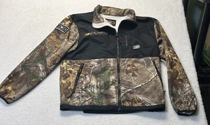 10x Realtree Camo Zip Up Jacket Size L 100% Polyester Hunting Casual - Picture 1 of 8