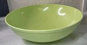 VTG MIRAMAR 7 BOWL 14 3/4" Avocado Green HUGE Mixing Salad Garden Harvest MELMAC - Picture 1 of 12