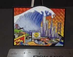 Vintage Stickers Y2K Prism Vending Machine Sticker Apocalypse Tsunami Humor - Picture 1 of 4