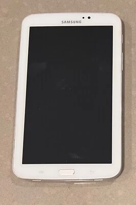 Defective Samsung Galaxy Tab 3 SM-T310 16GB, Wi-Fi, 7in White - Image 1 of 3