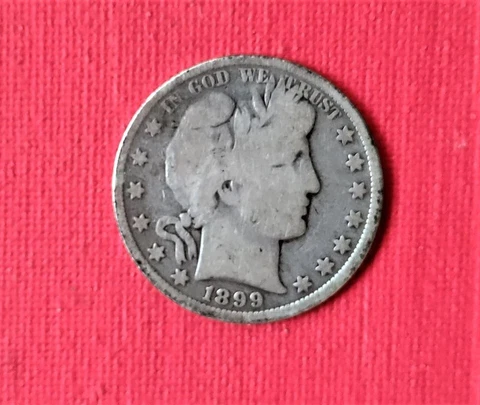 1899 Barber Half Dollar Cover