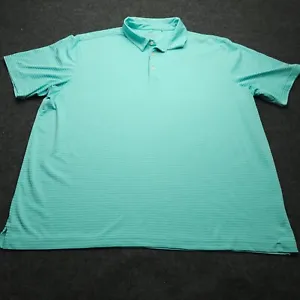 Walter Hagen Polo Shirt Mens 2XL XXL Blue Green Golf Lightweight Performance  - Picture 1 of 10