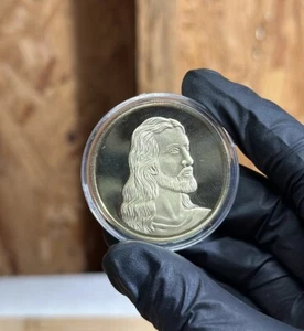 Faith Last Supper Gold Plated Jesus Christ Coin Great Religious Keepsake - Picture 1 of 2