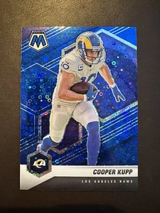 2021 Panini Mosaic Football #118 Cooper Kupp Blue Disco No Huddle #d/75 - Picture 1 of 2