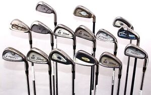 Lot of 15 Golf Single Irons Callaway Cobra Ping Titleist Nickent