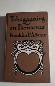 1908 TOBOGGANING ON PARNASSUS by Franklin P. Adams.   Hardcover Book. - Picture 1 of 11