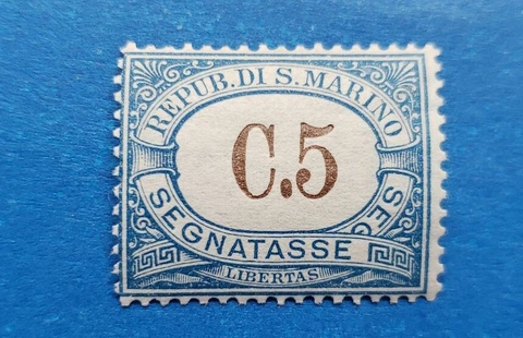 San Marino Stamp, Scott J19 MLH Cover