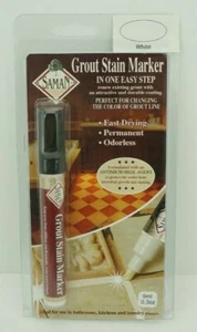 NEW SamaN GM-110 Grout Stain Marker, White#03 - Picture 1 of 2