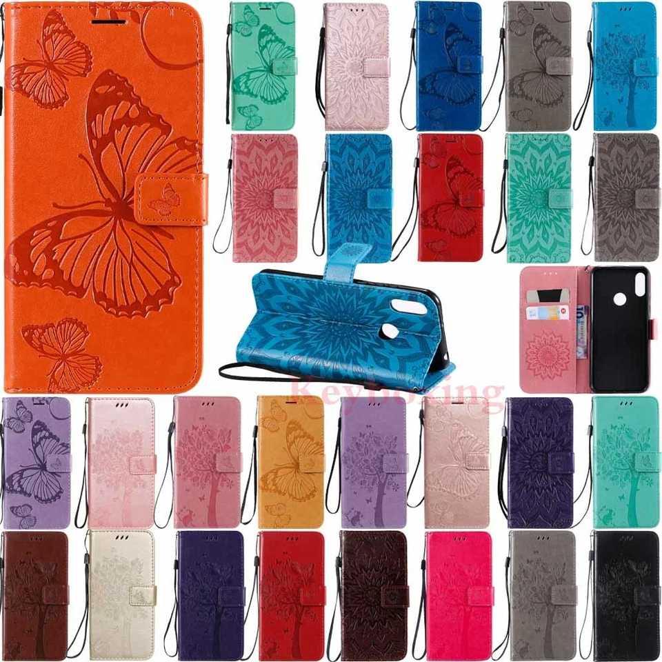 For Huawei Y5 Y6s Y7 Y9 Prime Y6 2019 Wallet Card Holder Flip Leather Case Cover - Image 1 of 4