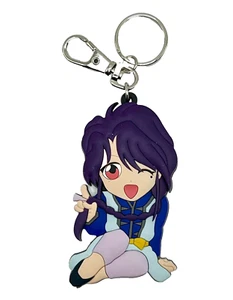 Fushigi Yugi Mysterious Play Nuriko 3D PVC Keychain Metal Keyring Vintage RARE - Picture 1 of 2