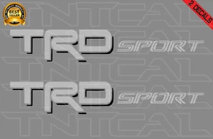 TRD Sport Decal Set Fits 2012-2020 Tacoma Tundra Truck Bed Sticker Silver/Black - Bild 1 von 1