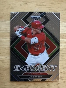 Mike Trout Panini Prizm #E-2 Emergent 2022 - Imagen 1 de 2