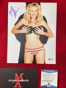 ¡FOTO FIRMADA MALIN AKERMAN AUTOGRAFIADA 8x10! ¡RELOJES! ¡FINAL GIRLS BECKETT AUTENTICIDAD! - Imagen 1 de 1