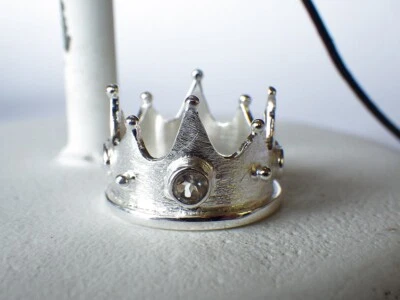 SCHMUCK-STCK SILBER Topas weiß Ring Facetten Krone 55 17,5 - Bild 1 von 4