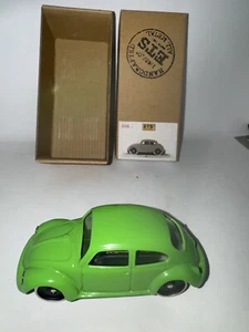 ETS 1:45 O Scale Rare Light Lime Bright Green Volkswagen Inspection Car In Box - Picture 1 of 10