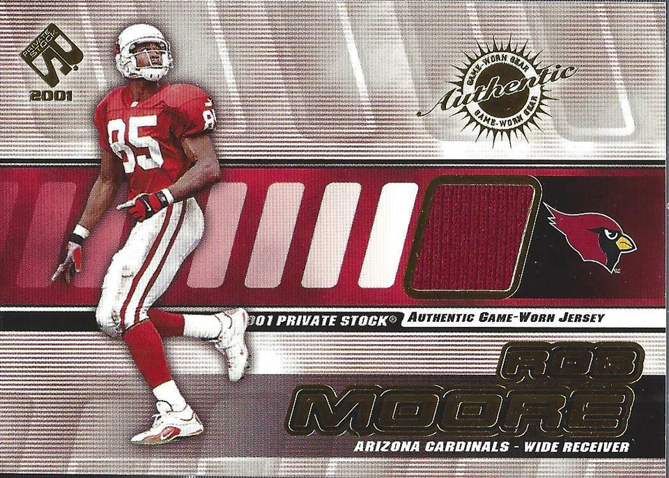 2001 Private Stock Game Worn Gear Football Card Pick - Image 1 of 1