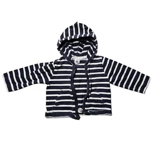 Maritime Petit Bateau Baby Sweat Jacket Size 12M 74 Blue - Picture 1 of 3