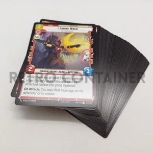 STAR WARS UNLIMITED SPARK OF REBELLION 1x Complete Uncommon Full Set 60 Cards - Picture 1 of 1