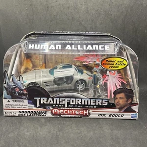 RARE! Transformers Dark Of The Moon Human Alliance Soundwave Laserbeak Mr. Gould - Picture 1 of 7