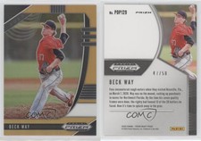2020 Panini Prizm Draft Picks Neon Orange Prizm /50 Beck Way #PDP129
