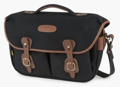 NUEVO Billingham Hadley Pro 2020 cámara/DSLR bolsa en negro con borde bronceado (Reino Unido) nuevo Foto 1 de 4