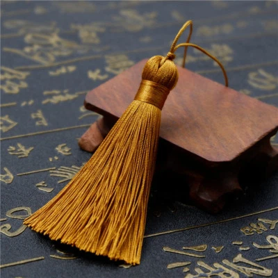 8 cm Seda Hielo Borla Borla Llave Chian Colgante Hacer Joyas Hágalo Usted Mismo 28 Colores Opción Foto 1 de 4