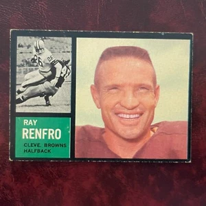 1962 Topps Set RAY RENFRO rare SP #27 CLEVELAND BROWNS - EX-MINT *HIGH GRADE* - Picture 1 of 2
