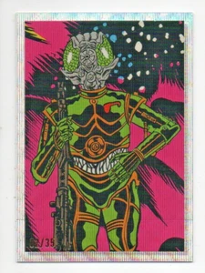2023 Topps Chrome Star Wars Galaxy #DVBH-5 Wave Refractor 4-LOM #02/35 - Picture 1 of 2