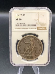 NGC 1877-S Trade Dollar XF40 T$1 - Bild 1 von 4
