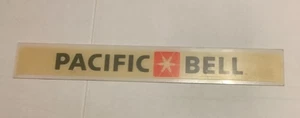 Old Pacific Bell Telephone Logo Plexiglass Sign - Picture 1 of 9