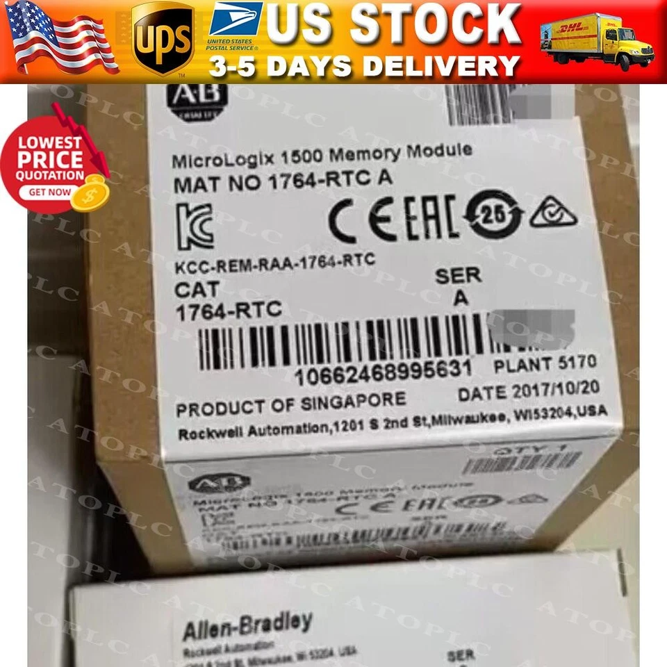 1PC New 1764-RTC MicroLogix 1200 Real-Time Clock Module ship DHL#RX US Free Tax - Image 1 of 1