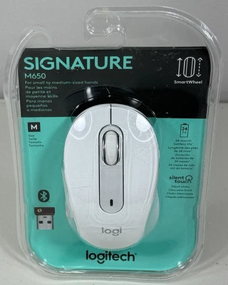 Logitech SIgnature M650 Wireless Mouse UPC 097855167651 - Brand New Sealed - Image 1 of 4