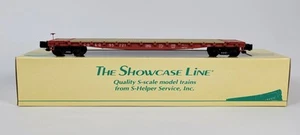 S-Helper 00170 CB&Q Chicago, Burlington & Quincy Flat Car - NIB Showcase Line - Picture 1 of 10