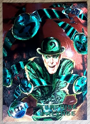 1995 Batman Metal Forever Card 15 SUPRISE PACKAGE. - Image 1 of 3