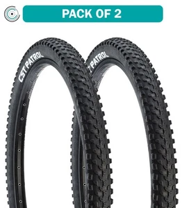 Pack of 2 CST Patrol Tire 26 x 2.25 Clincher Wire Black 27tpi Mountain Bike - Picture 1 of 2