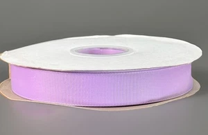 Lavender Light Purple Grosgrain Ribbon 7/8" X 50 Yards Crafting Hair Bows - Picture 1 of 7